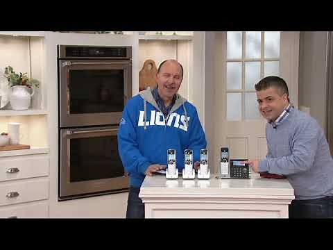 AT&T Cordless Phone with 4 Handsets Caller ID and Call Block on QVC