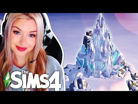 👑 The Sims 4 - Elsa's Frozen Castle Build ❄ // SIMS 4 DISNEY PRINCESS BUILD CHALLENGE // Ep 3