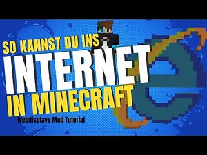 Internetzugriff in Minecraft | Webdisplays Mod Tutorial Deutsch