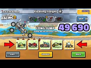 Hill Climb Racing 2 - 49690 (50325) points in FLOATING FREIGHT Team Event
