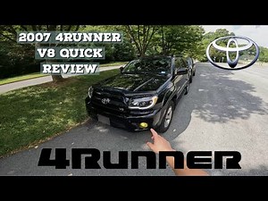 2007 Toyota 4Runner Limited 4WD - Quick Review & Impressions