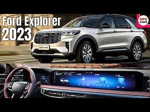 NEW 2023 Ford Explorer Facelift Revealed in China with New Interior