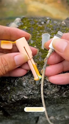 Order now 🔗 on Instagram: "Follow & comment Link 😊👍 charging data cable protector #besthomegadgets #datacableprotector #kitchengadgets #coolgadgets #reelsviral"