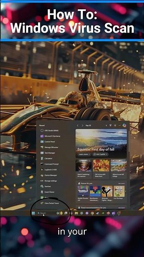 How to Scan for a Virus in Windows 11 #windows11 #windowstips #windows #techtips #shorts