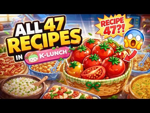 All 47 recipes in K-lunch 😱🍅 - Tanghulu Master | Only Recipes