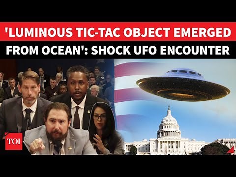 U.S. Navy Witness’ Shocking UFO Testimony | ‘Luminous Tic-tac Went From Ocean To Sky In Minutes’