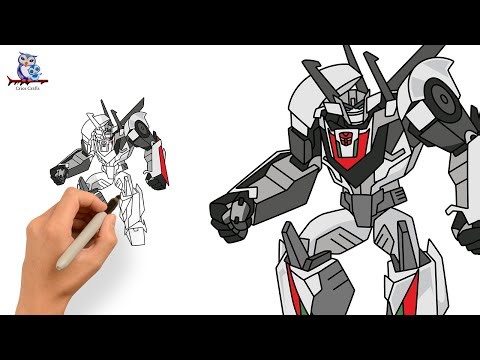 How to Draw Wheeljack G1 Transformers - Step by Step