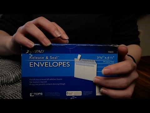 Paper Envelope Shuffling & Box Tapping ✨No Talking✨ ASMR for Relaxation 💤