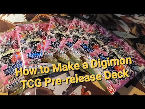 How to Build Decks for Digimon TCG Pre-release events! + Rules
