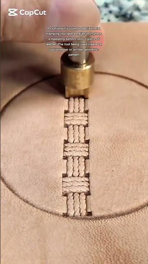 leatherworking technique.