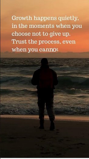 Growth Happens Quietly#TrustTheProcess #PersonalGrowth #MotivationReels #LifeLessons