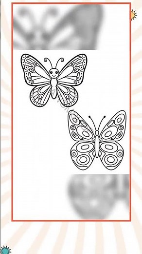 Butterfly Coloring Page – Printable for Kids