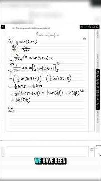 Integration | A-Level Pure Maths #alevel #maths #exam #integration