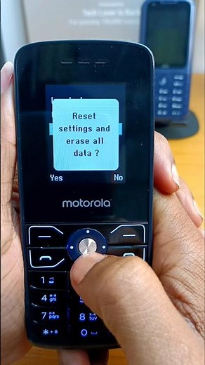 Motorola keypad mobile reset code || Restore factory reset #reset