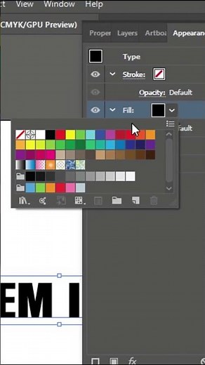 🎨 How to Apply a Gradient to Text in Illustrator #IllustratorTips #GradientText