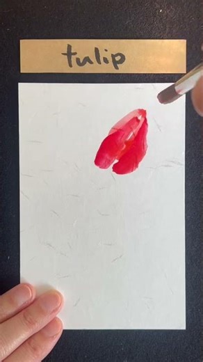 Tulip / Relaxing Japanese Ink Painting