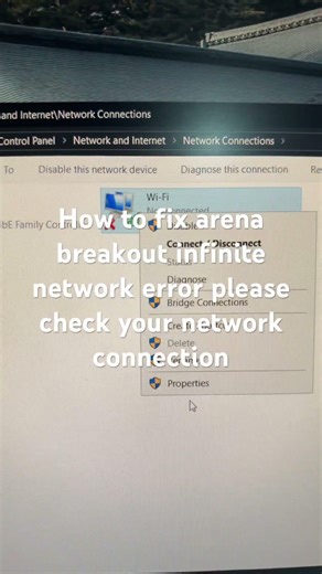 How to fix arena breakout infinite network error please check your network connection