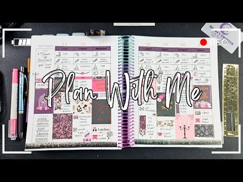 Weekly Plan With Me ✍️ HB90 x Erin Condren & Kanban Board