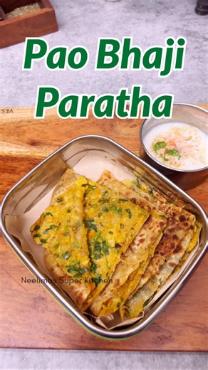 Pav Bhaji Paratha Recipe | पाव भाजी पराठा रेसिपी | Lunchbox Idea | Quick & Easy Paratha
