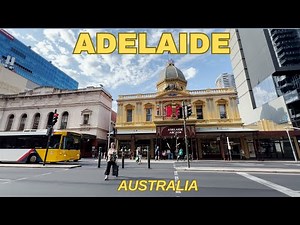 【4K】Australia Adelaide City Tour | CBD Walkthrough | Rush Hour | December