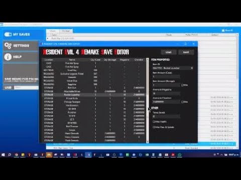 RESIDENT EVIL 4 REMAKE PS4 Save Editor