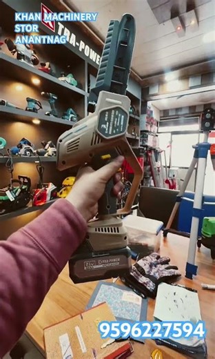 XTRAPOWER XPC-BS-01 BRUSHLESS CHAIN SAW. #chainsaw #cordlesschainsaw #powertools #machinery #viral