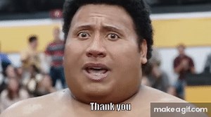 Thank you on Make a GIF