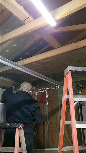 Insulating garage ceiling