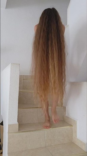 The Beauty of Very Long Natural Hair and Patient Care🧜‍♀️