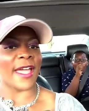 Funny kid sticks up middle finger to mother😂