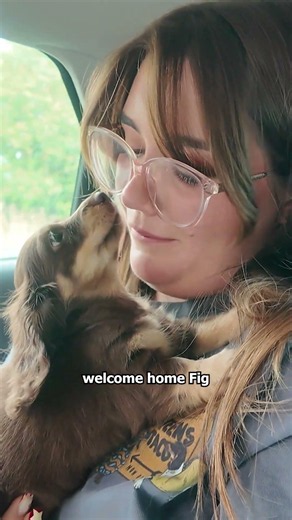 bringing my new puppy home 🥺💕