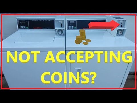 Speed queen commercial washer not accepting coins