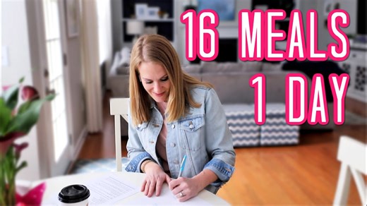 Bulk cook 16 meals in 1 day! ✨ Clean, organize + prepare with me!