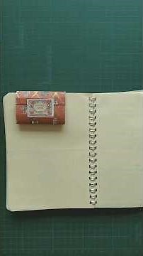 【100均】折り紙消費／ミニジャバラのペーパークリップ・#手帳の中身 #shorts #scrapbooking #100均 #手帳術 #紙もの