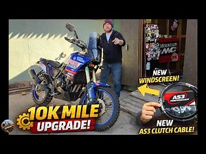 Tenere 700 Mods AS3 Clutch Cable & WRS Windscreen Install