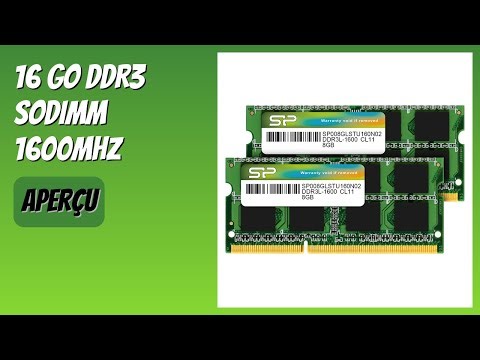 AVIS (2025) : 16 Go DDR3 SODIMM 1600MHz. DÉTAILS