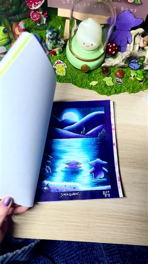 Exploring Goblincore Art with a Nighttime Swim Vibe