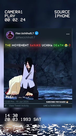 SASUKE DEATH 💔🥀 #shortsfeed #shorts #viralshorts