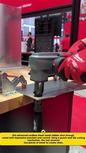 Incredible Cordless Sheet Metal Nibbler – Fast & Precise Metal Cutting!