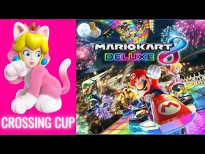 Cat Peach Plays Crossing Cup - Mario Kart 8 Deluxe (Princess Peach)