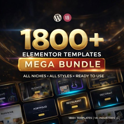 1800  Wordpress Elementor Templates Bundle | Website Template Kit Mega Pack - Etsy