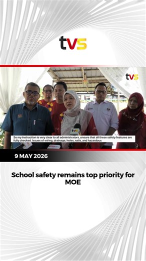 School safety remains top priority for MOE 📱 Stream live on www.tvsarawak.my or TVS Inspire, MYTV Mana-Mana, Unifi TV, and Astro GO! Download now on App Store and Play Store. #TVS122 #TVSNews #TVSarawak