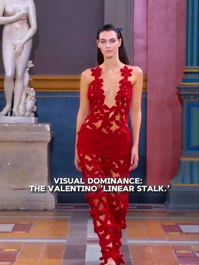 The silhouette that reset standards: Visual Dominance #VittoriaCeretti #ValentinoSS24 #PFW