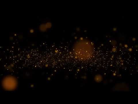 4K Gold Glitter Particles Flowing Looped Background Overlay[Royalty-Free/ No copyright/ Stock Video]