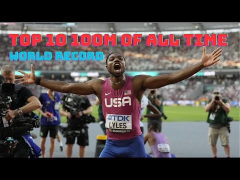 Top 10 100m sprinters ALL TIME 2023 compilation