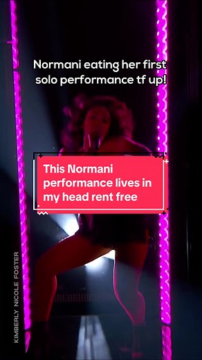 Come through, stage presence! And shout out to the Sean Bankhead choreography