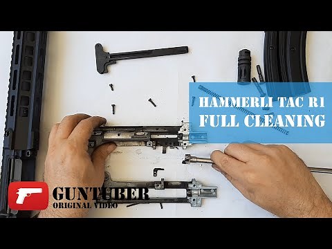 Hammerli TAC R1 .22LR - How To FULL Clean And Lubricate