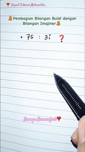 Tricks for Dividing Integers by Imaginary Numbers ‼️