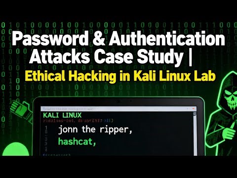 Password & Authentication Attacks: Ethical Hacking Case Study (Kali Linux)