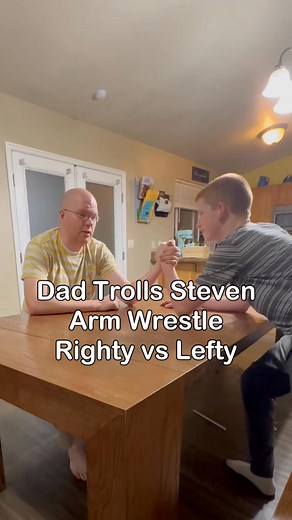 43K views · 346 reactions | Poor Steven thought he had a chance in the arm wrestle  #10kids #armwrestle #dadtroll #largefamily | 10kidsin10years | Facebook